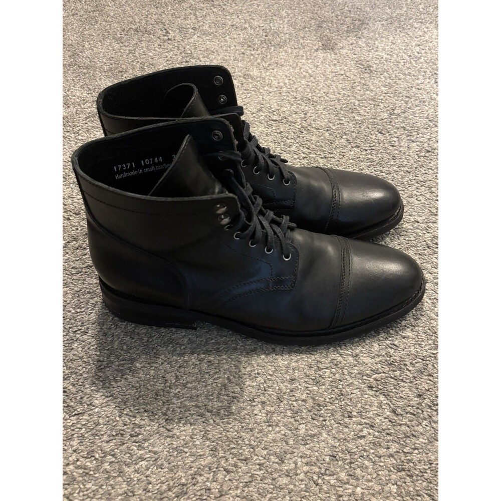 Thursday Everyday Boots Mens Size 14 Black Cap Toe Handcrafted Leather